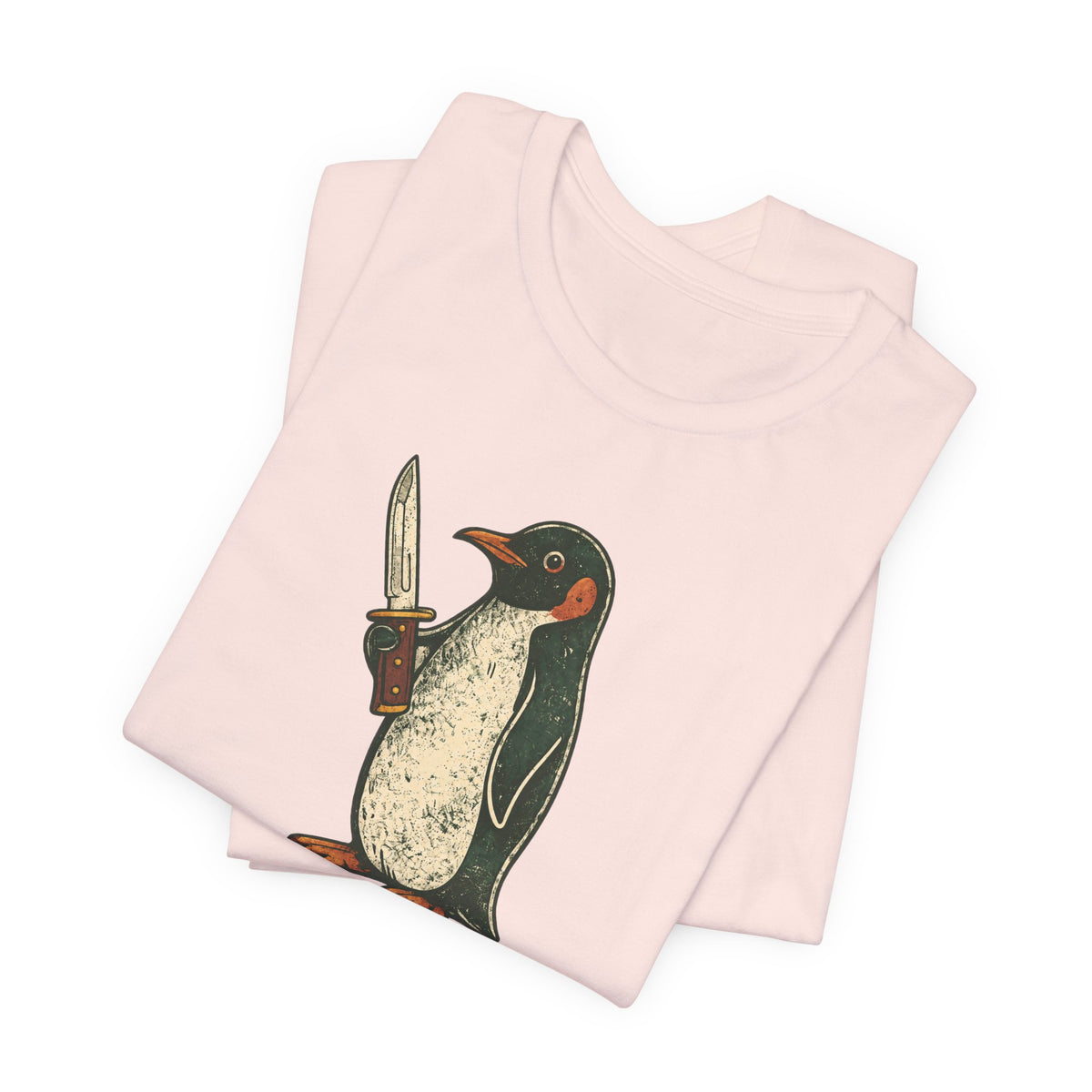 Knife-Wielding Penguin Tee