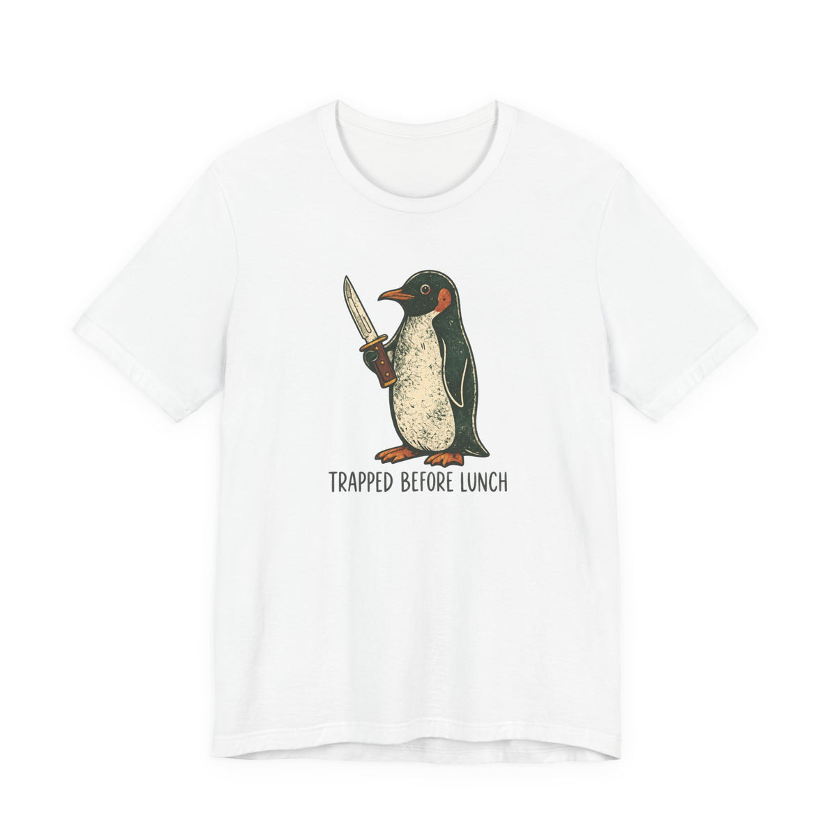 Knife-Wielding Penguin Tee