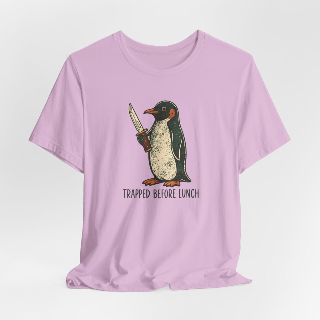 Knife-Wielding Penguin Tee