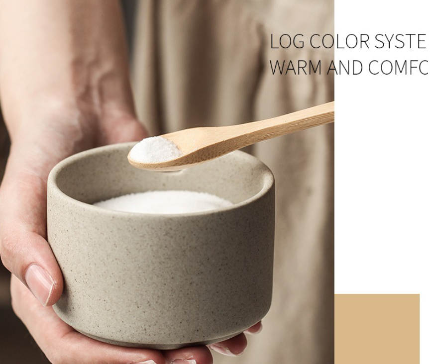 Japanese Ceramic Spice Jar Set for Home and Commercial Use