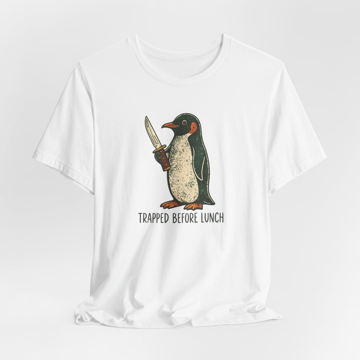 Knife-Wielding Penguin Tee